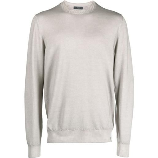 Fay maglione girocollo - grigio