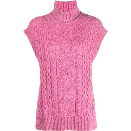 Baum Und Pferdgarten top a collo alto - rosa