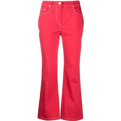 Boutique Moschino jeans svasati a vita alta - rosa