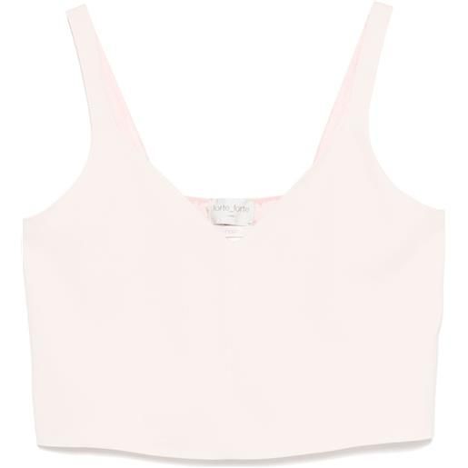 Forte Forte canotta crop - rosa