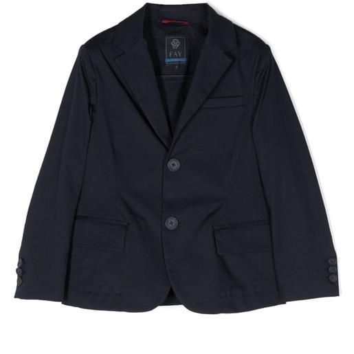 Fay Kids blazer monopetto - blu