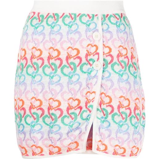 Marco Rambaldi gonna con ricamo - bianco