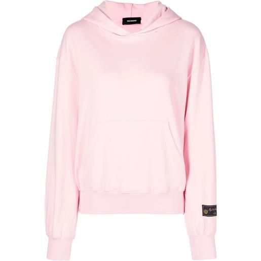 We11done felpa con cappuccio - rosa