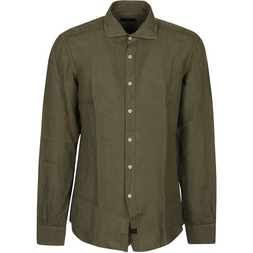 Fay camicia a maniche lunghe - verde