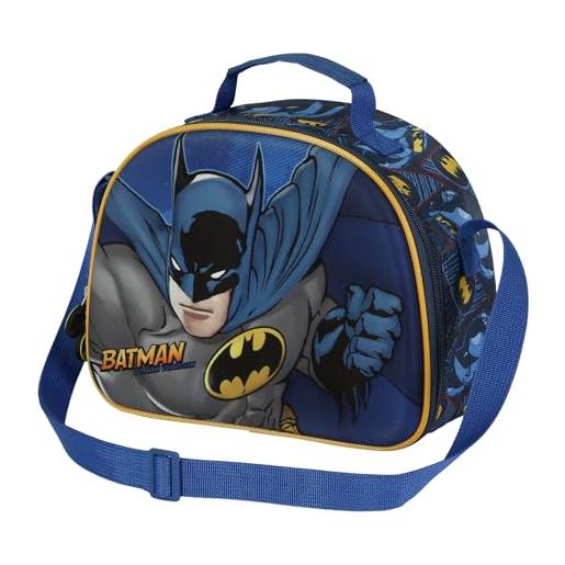 KARACTERMANIA batman night-porta merenda 3d, blu scuro, 25,5 x 20 cm