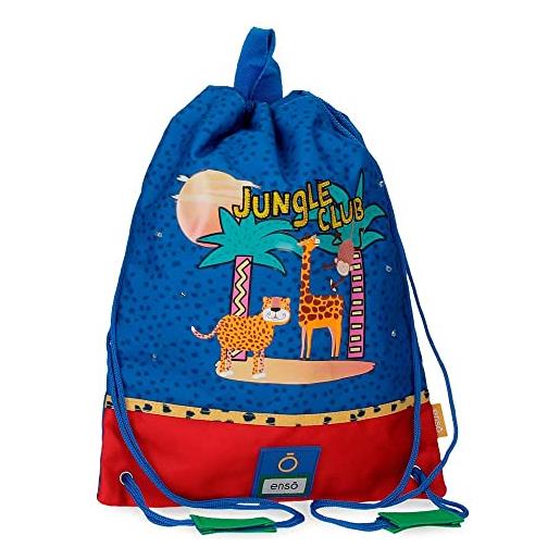 Enso jungle club, multicolore, zaino sacco