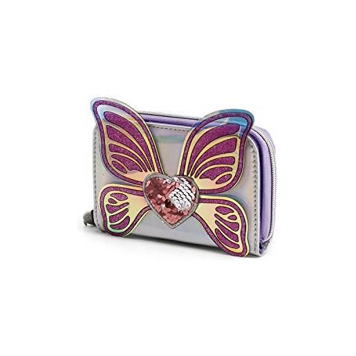 Oh My Pop! wings-portafoglio, argento, 15.5 x 10 cm