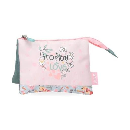 Enso tropical love portafoglio multicolore 14x10x5 cm poliestere, multicolore, portafogli