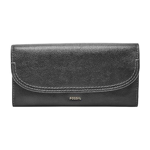 Fossil portafoglio in pelle cleo da donna , nero