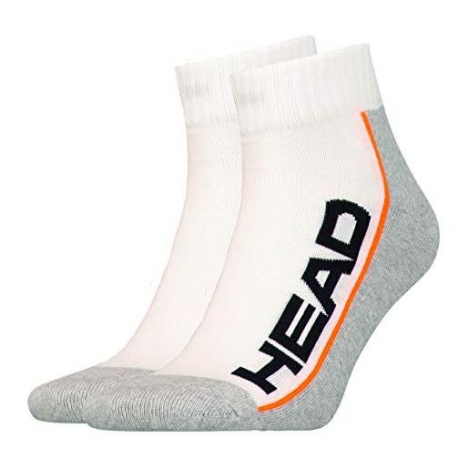Head unisex stripe quarter 2er pack unisex confezione da 2 43-46