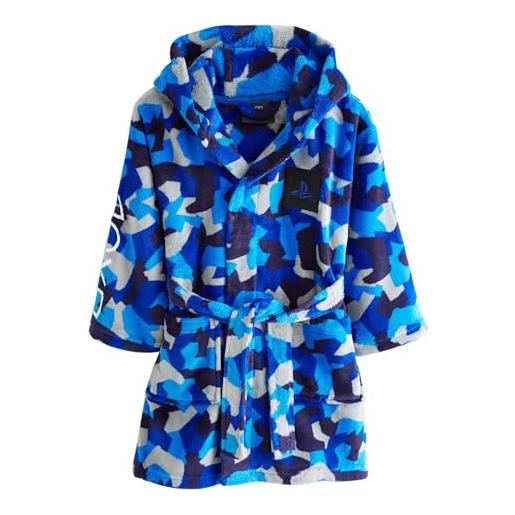 NEXT ragazzo vestaglia blue/white playstation 15 anni