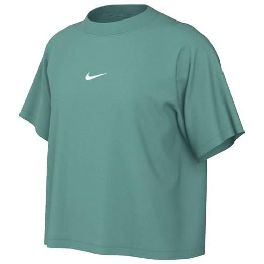 Nike g nsw tee boxy essntl lbr - camicia da ragazza