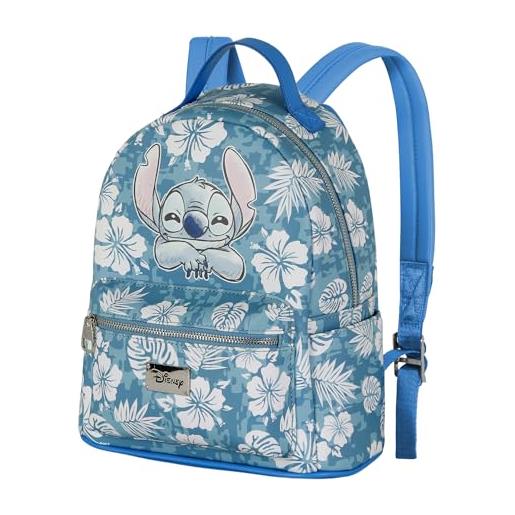 Disney lilo e stitch aloha-zaino fashion piccolo, blu, 23 x 29 cm, capacità l