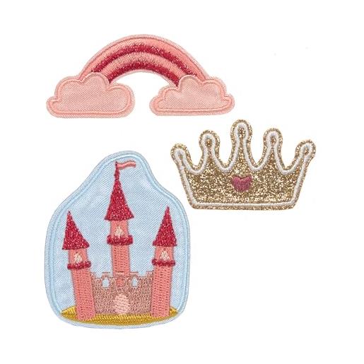 Lässig adesivi tessili autoadesivi da stirare/textile woven sticker kingdom