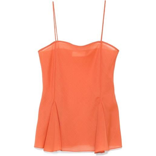 RACIL canotta foundation in lana - arancione