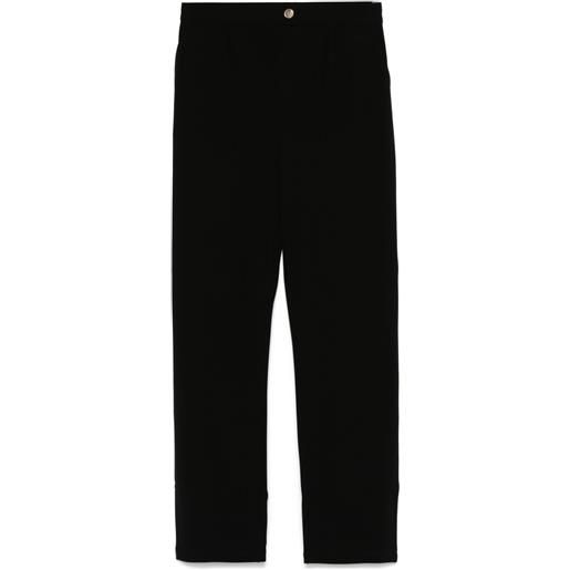 Fay pantaloni dritti - nero