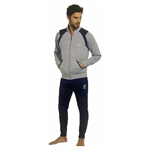 Saggio lotto tuta uomo manica lunga leggera con profumatore, l