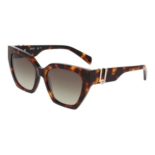 Liu jo occhiali da sole lj814sr 240 tortoise 55/18/140 donna