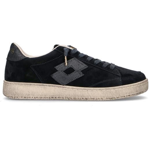 LOTTO LEGGENDA sneaker uomo blu in suede