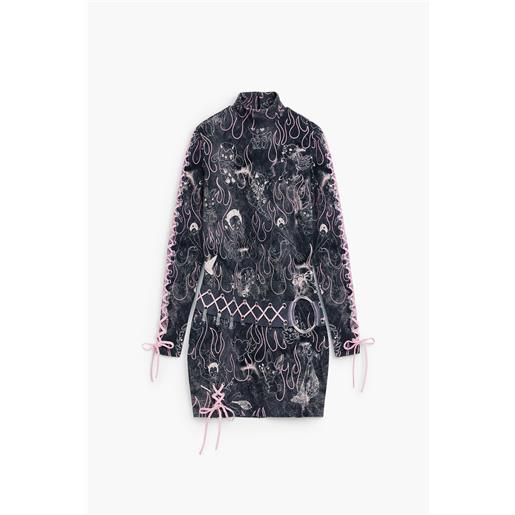 Desigual vestito mini maría escoté