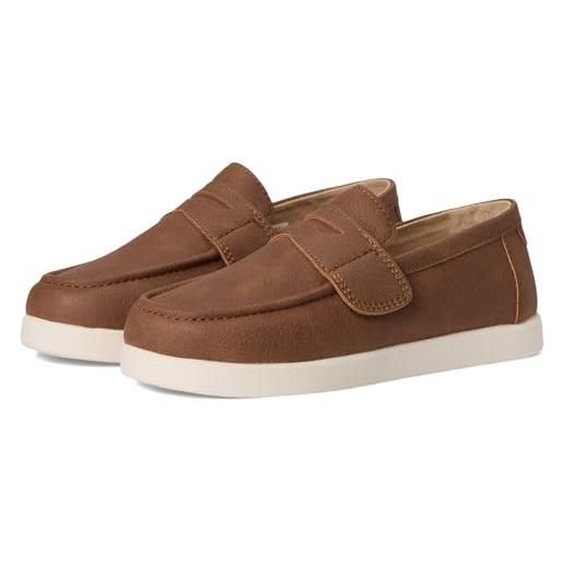 TOMS oliver, mocassino basso bambini e ragazzi, microsuede color caramello, 37.5 eu
