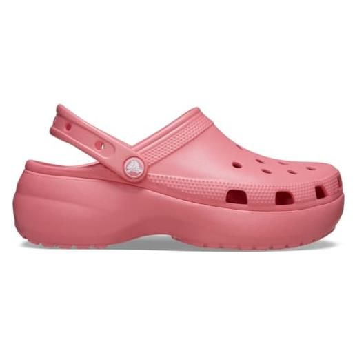 Crocs classic platform clog w, zoccoli donna, fard caldo, 36 eu