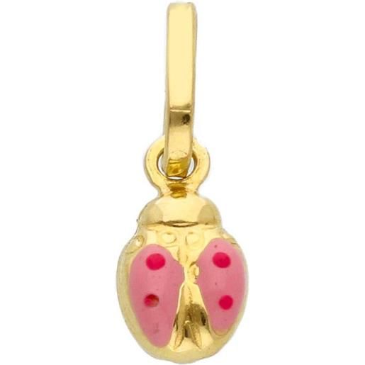 ORO&CO ciondolo bimbo in oro giallo 18 kt e smalto