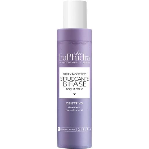 EUPHIDRA struccante bifase purify no stress 150 ml