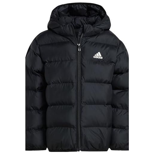 adidas unisex - bimbi 0-24 synthetic down infants jacket, black/black/black, 9-12 months
