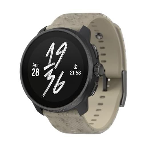 SUUNTO race s orologio sportivo donne uomo, gps running activity tracker, bi-band gnss, offline map, amoled touch schermo, smartwatch cardiofrequenzimetro altimetro, 95+ sports, autonomia 13 giorni