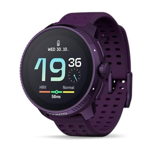 SUUNTO race orologio sportivo digitale per uomo, schermo amoled, gps activity tracker, smartwatch impermeabile, monitoraggio salute cardiofrequenzimetro contapassi, autonomia 26 giorni