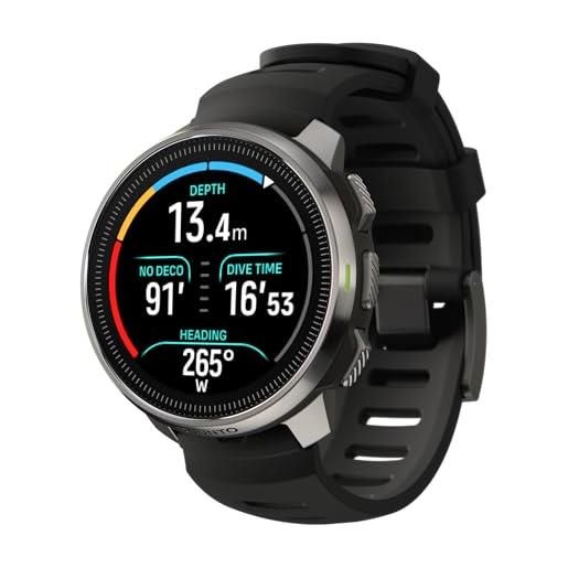 SUUNTO ocean orologio subacqueo e sportivo uomo, schermo amoled, 10atm/7 bar, dualband gnss mappa offline, gps activity tracker, 95+ sports, cardiofrequenzimetro, autonomia 60h in modalità immersione