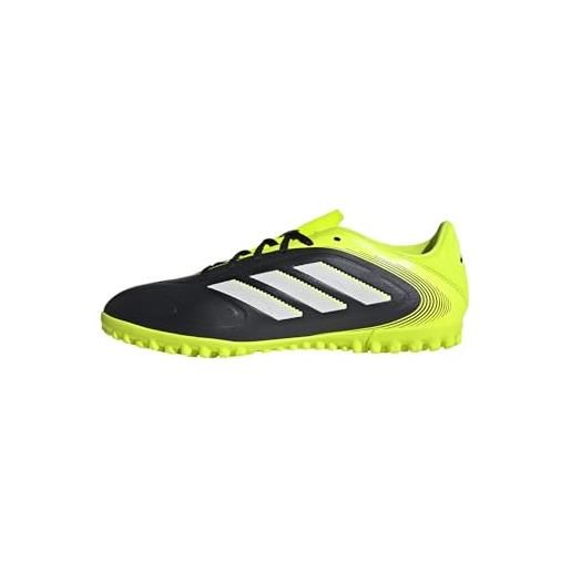 adidas unisex - adulto copa pure iii club turf football boots, core black/dgh solid grey/lucid lemon, 42 2/3 eu
