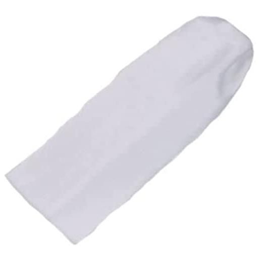 Glitz4Girlz fascia elastica per capelli, 7 cm, bianca, per sport, danza, palestra, allenamento, make up, per donne e ragazze Glitz4Girlz