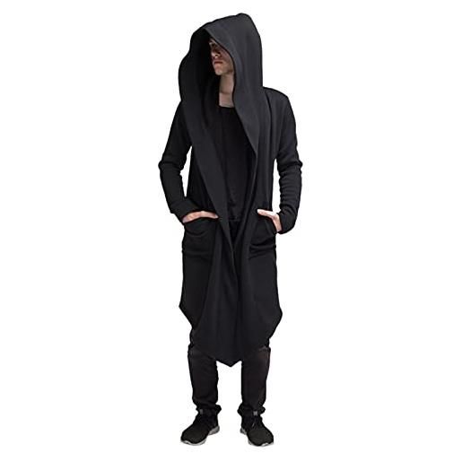 Generico Felpa Uomo con Cappuccio, Felpa da Lavoro - Felpe con Zip e Tasche Sportiva Leggera Giacca Trekking Polsini Elastic Felpe Funzionale Larghi Comoda Giacca vestibilità per Inverno Taglie Forti