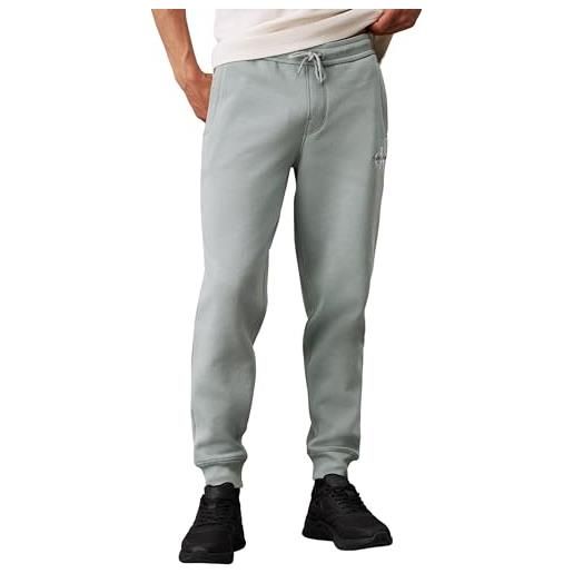 Calvin Klein jeans uomo pantaloni da jogging pant lunghi, grigio (slate gray), xxs