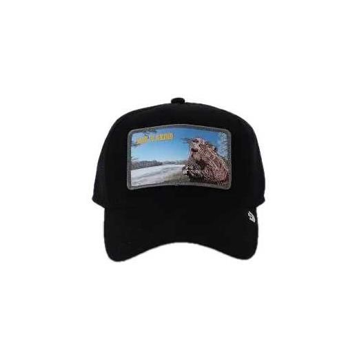 GOORIN BROS baseball cap morning wood dark black denim castoro