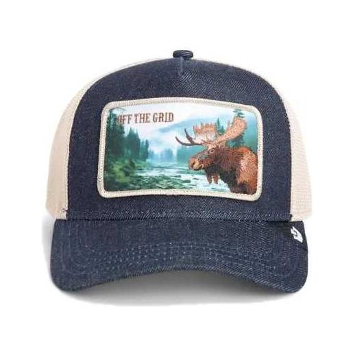 GOORIN BROS baseball cap staycation gray denim alce