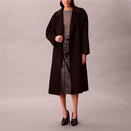 Calvin Klein cappotto trench Calvin Klein in lana con cintura da donna rif. Lv040wl571, nero