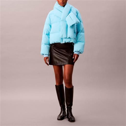 Calvin Klein piumino corto Calvin Klein trapuntato da donna rif. Lv044d518g, blu