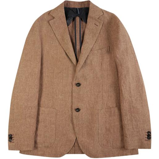 Incotex giacca monopetto - marrone