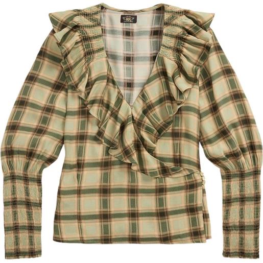 Ralph Lauren RRL blusa a quadri - verde