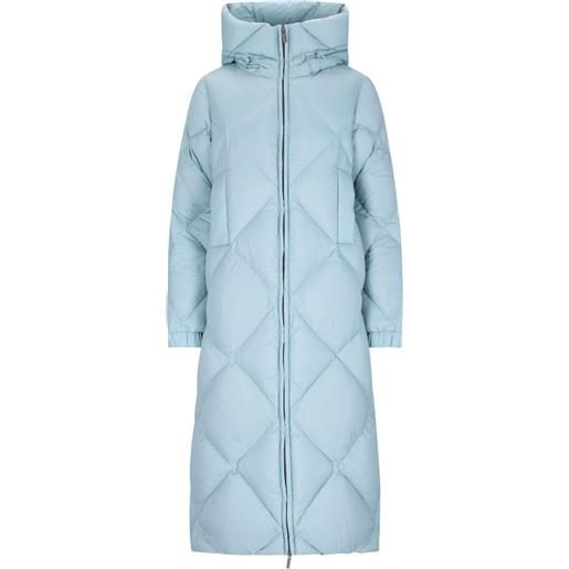 K-Way cappotto imbottito con cappuccio - blu