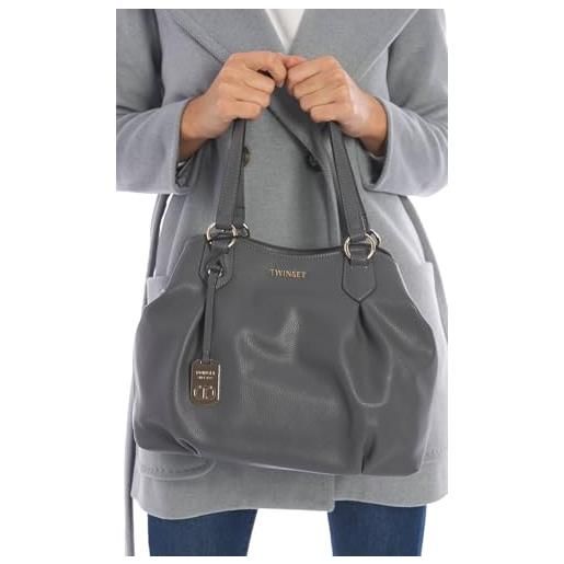 TWINSET tote grigio 242tb7262 grigio tu