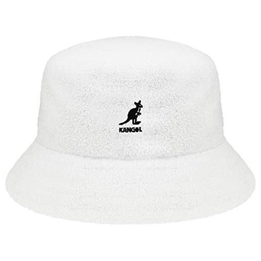 Kangol bermuda bucket - cappello da pescatore unisex bianco m