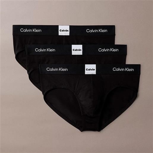 Calvin Klein Underwear slip Calvin Klein Underwear icon logo graphic 3pack da uomo rif. Lv00nb4475, nero