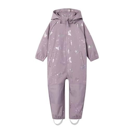NAME IT nmfalfa08 softshell suit foil 1fo noos nmfalfa08-suit, mirtillo, 86 bambine e ragazze