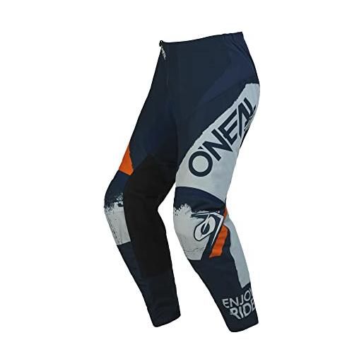 O'NEAL oneal element pants e022-3230, blu/arancione, 52 unisex-adulto