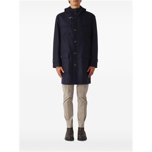 Fay cappotto con cappuccio - blu
