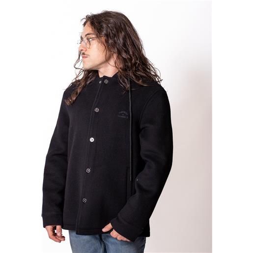 John Richmond cappotto richmond x in misto lana con cappuccio uomo